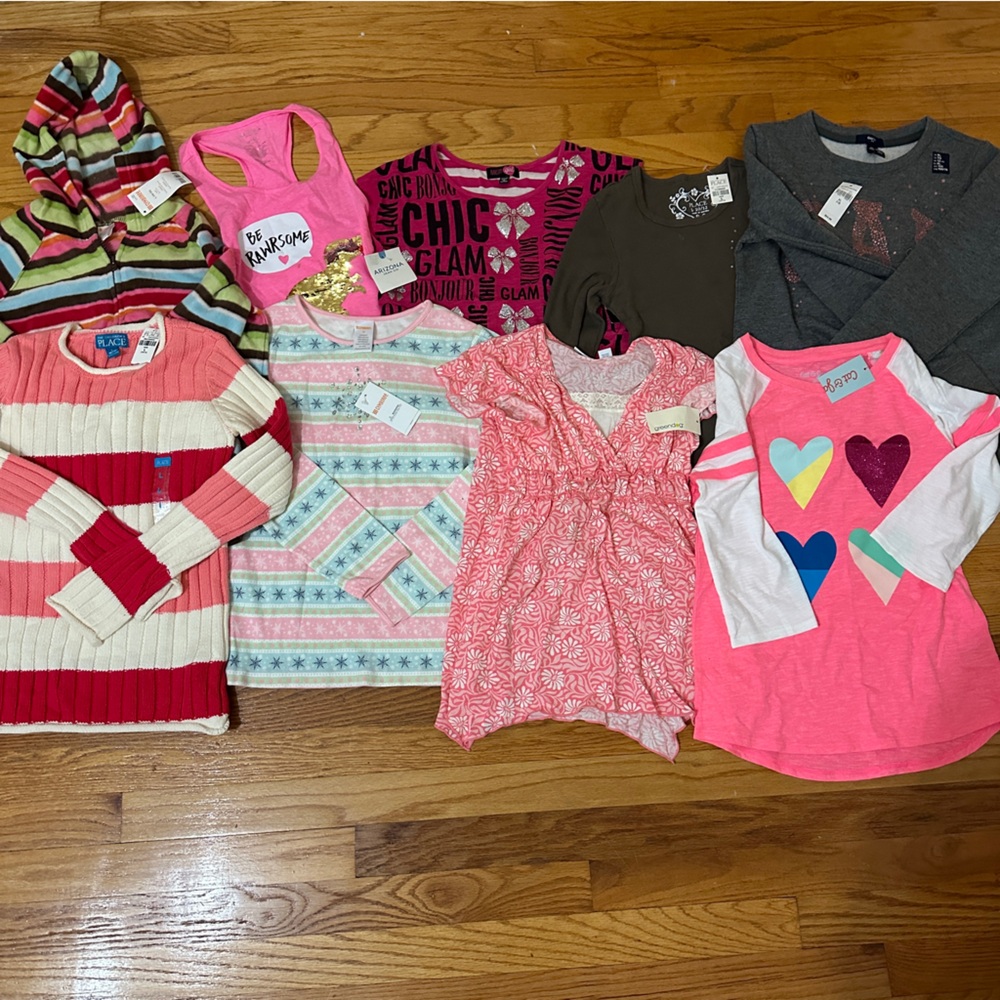 girls size 10-12 tops BNWT